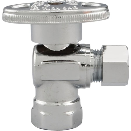 Proline 3/8 In. FIP x 3/8 In. C Quarter Turn Angle Valve 190-222HC
